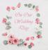 Wedding Guest Book Flowers Wedding Guest Book Bride and Groom Special Occasion Love Marriage Comments GiftsWedding Signing Book Well Wish's (Hardback