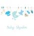 Baby Shower Guest Book Blue Boy Beautiful Guest Book for Family & Friends to Write In Mummy To Be Photo Baby Pregnancy Motherhood New Born Keepsake (Hardback)