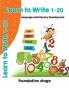 Learn To Write 1-20