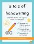 a to z of handwriting: a fun and educational tracing handwriting book with guidance for parents and free resources. Letters patterns shapes and colouring. Ages 4+ (Accolade Primary)