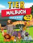 Tier-Malbuch für Kinder: Farbe und erstellen schöne Tiere Spaß Tiere Färbung Seiten für Entspannung und Stressabbau