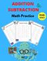 Addition and Subtraction Math Practice Grade 2&3: Math Game Book with Subtracting and Adding Double Digits
