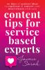 Content Tips For Service Based Experts