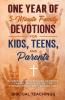 12 Months of 5-Minute Family Devotions For Kids Teens And Parents