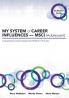 MY SYSTEM of CAREER INFLUENCES -  MSCI (Adolescent)