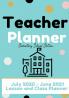 Teacher Planner - Elementary & Primary School Teachers: Lesson Planner & Diary for Teachers 2020 - 2021 (July through June) Lesson Planning for Educators7 x 10 inch (The Organized Teacher)