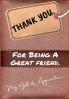 Thank You For Being a Great Friend: My Gift Of Appreciation: Full Color Gift Book Prompted Questions 6.61 x 9.61 inch