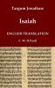 Targum Jonathan of the Prophet Isaiah in English Translation