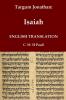 Targum Jonathan of the Prophet Isaiah in English Translation