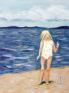 Beach Girl: Large Blank Notebook: 36 (Blinkies)