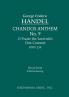 O Praise the Lord with One Consent HWV 254: Vocal score: 9 (Chandos Anthem)