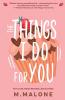 The Things I Do for You: 2 (Alexanders)