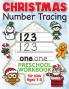 Christmas Number Tracing Preschool Workbook for Kids Ages 3-5: Beginner Math Activity Book for Preschoolers - The Best Stocking Stuffers Gifts for Toddlers Pre K to Kindergarten