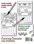 Coloring Calendar 2020 Butterflies