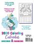 2020 Coloring Calendar Unicorns & Rainbows