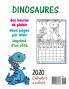 Dinosaures 2020 calendrier à colorier (édition française)