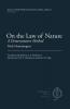 On the Law of Nature: A Demonstrative Method (Sources in Early Modern Economics Ethics and Law)