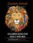 Exquisite Animals: Coloring Book for Adult & kids: Stress Relieving Animal Designs to Color!