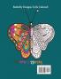 Colorful Butterflies: Coloring Book Designed for Adult & Kids.