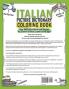 Italian Picture Dictionary Coloring Book