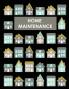 Home Maintenance Log Book: House Repair Checklist Tracker For Scheduling Services and Repairs Notebook For Home Improvement And Renovation Projects Homeowner Planner And Organizer