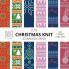 Cute Christmas Knit Scrapbook Paper