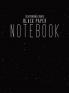 Black Paper Notebook Black Lined Paper