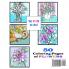 50 Coloring Pages of Flowers: So Fun to Do