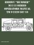 HMMWV Hummer M1113 Series Operators Manual TM 9-2320-387-10