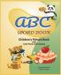 ABC Word Book- Children's Picture Book | Food and Animals | by James E Benedict