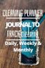 Daily Weekly and Monthly Cleaning Planner