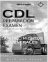 Examen De Preparación Para Cdl: Conocimientos Generales [Cdl Preparation Test: General Knowledge]