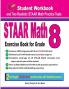 STAAR Math Exercise Book for Grade 8: Student Workbook and Two Realistic STAAR Math Tests