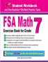 FSA Math Exercise Book for Grade 7: Student Workbook and Two Realistic FSA Math Tests