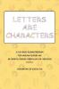 Letters are Characters