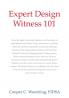 Expert Design Witness 101