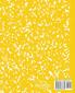 Marbled Composition Notebook: Yellow Marble Wide Ruled Paper Subject Book: 9 (School Essentials)