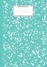 Marble Notebook A4: Turquoise Marble College Ruled Journal: 6 (School Supplies)