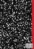Marble Notebook A4: Black and Red Spine College Ruled Journal: 13 (School Exercise Books A4)