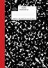Marble Notebook A5: Black and Red Spine Marble Wide Rule Journal: 2 (A5 Lined Notebooks)