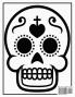 Sugar Skulls Coloring Book: Simple Coloring Designs for Kids Adults and Seniors Who Want Easy and Basic Pictures to Color
