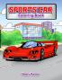 Sportscar Coloring: A Luxury Cars Coloring Book For Kids Teens and Adults: A Luxury Cars Coloring Book For Kids Teens and Adults