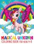 Magical Kawaii Unicorn Coloring Book