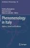 Phenomenology in Italy