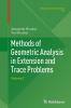 Methods of Geometric Analysis in Extension and Trace Problems