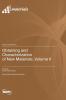 Obtaining and Characterization of New Materials Volume II