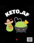 keto.af: Keto Valentines Day Gift - Plant Based Keto Cookbook - Blank Paperback Journaling Notebook To Write In Your Favorite Recipes Tiny Habits Allowed Food List