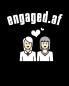 Engaged.af: LGBT Wedding Guest Book - Mrs & Mrs Lesbian Wedding Gifts - How To Stand Up For Yourself Blank Paperback 8 x 10 200 Pages