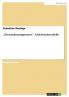 „Personalmanagement  -  Arbeitszeitmodelle