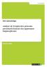 Analyse de l'emploi des pronoms personnels francais des apprenants hispanophones